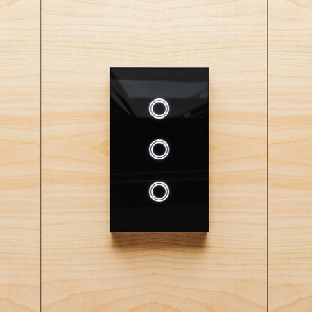 HOMESENSE Smart Switch - Jet Black - 3S