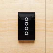 Load image into Gallery viewer, HOMESENSE Smart Switch - Jet Black - 4S
