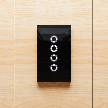 HOMESENSE Smart Switch - Jet Black - 4S